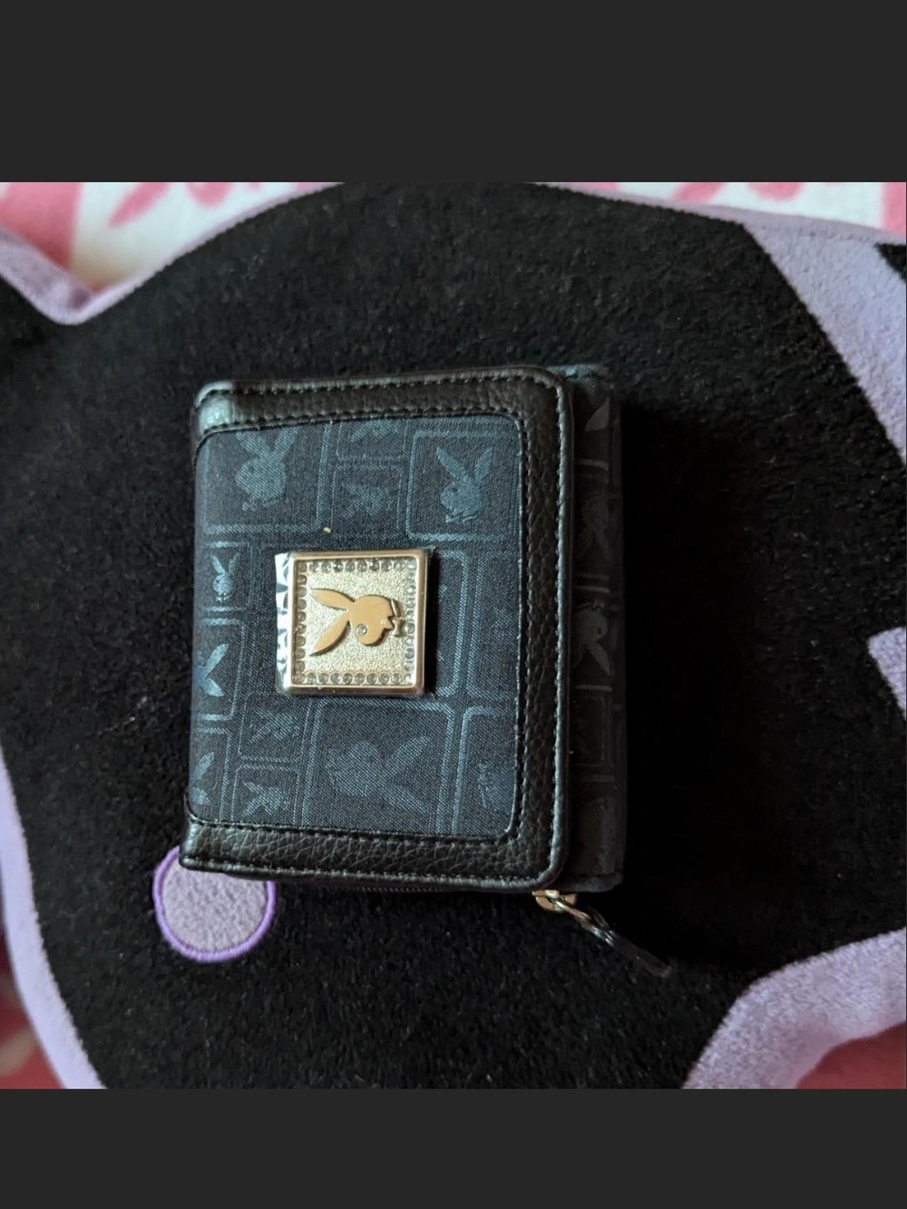 Playboy teal Monogram Wallet
